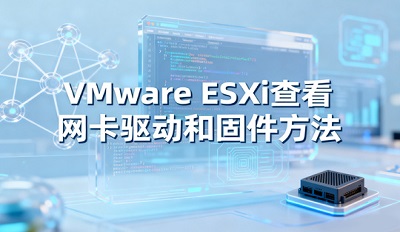 VMware ESXi网卡驱动 查看 网卡驱动固件安装方法 VMware ESXi网卡驱动 查看 网卡驱动固件安装方法