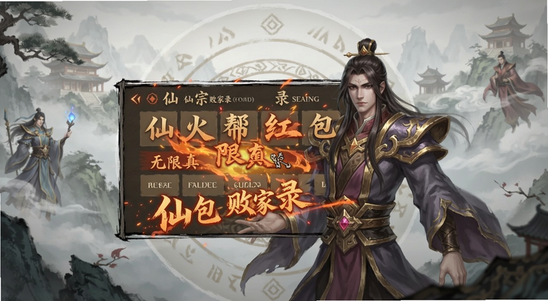 仙宗败家录无限真火帮派红包领取界面预览图