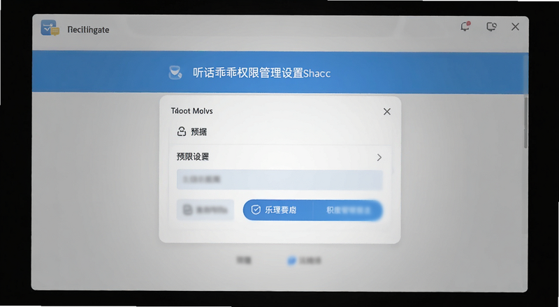 听话乖乖权限管理设置页面预览图