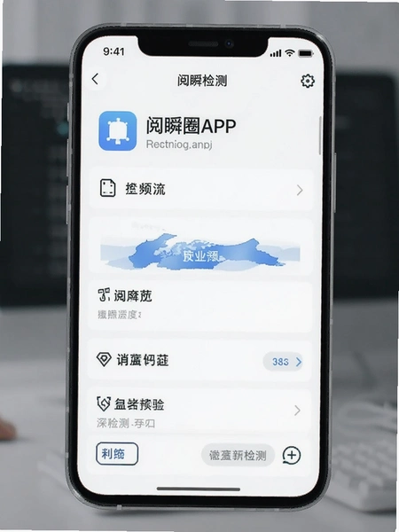 阅瞬圈APP安全检测界面预览图