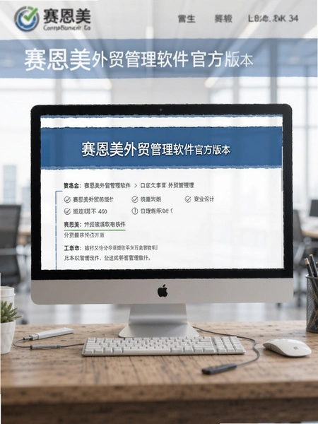 赛恩美外贸管理软件官方版本信息页面