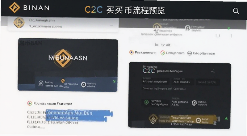 币安网C2C买币流程预览图