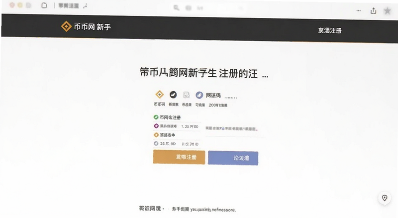 币安网新手注册页面预览图