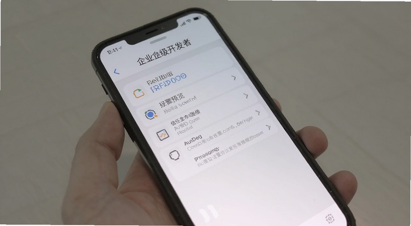 手机设置里信任企业级开发者步骤预览图