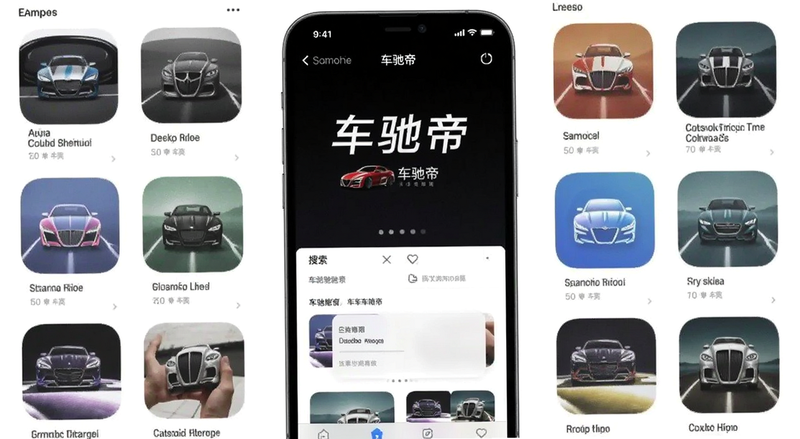 手机应用商店搜索车驰帝界面预览图