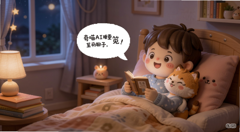 奇喵AI睡前聊天场景预览图