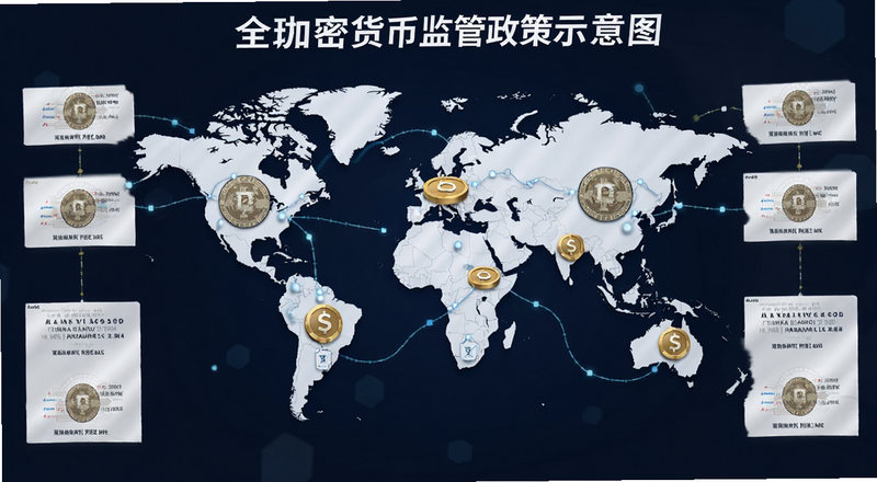 各国加密货币监管政策示意图|全球监管政策预览图