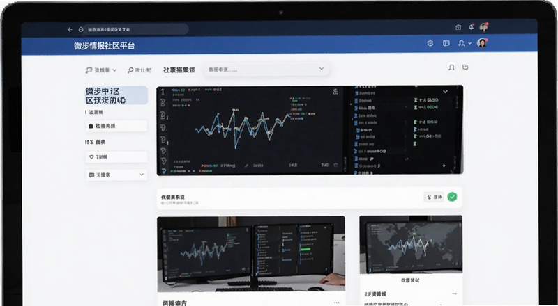 微步情报社区平台界面展示图