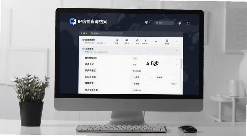 微步情报社区IP信誉查询结果页