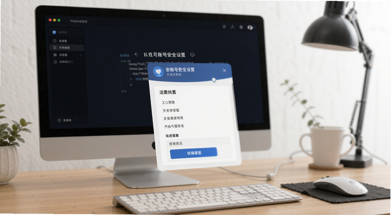 b安账号安全设置页面预览图