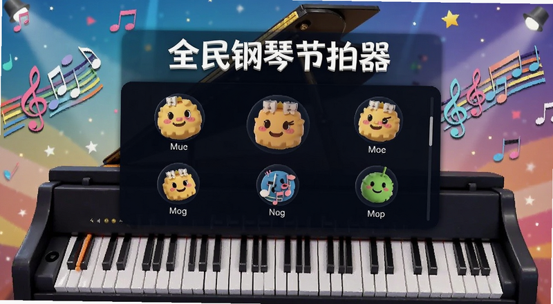 全民钢琴节拍器设置界面预览图