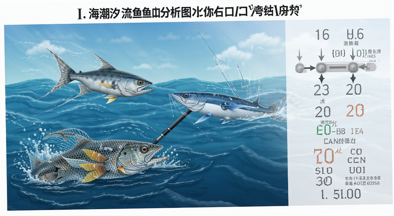 海钓潮汐流水鱼口分析图
