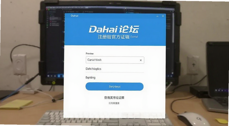 Dahai论坛官方版注册验证码界面预览图