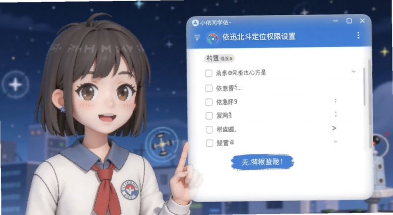 小依同学依迅北斗定位权限设置界面预览图