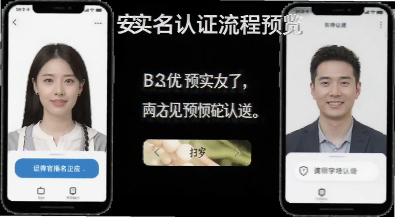 B安实名认证流程预览图