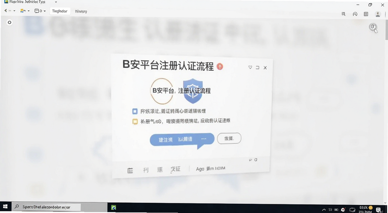 B安平台注册认证流程截图