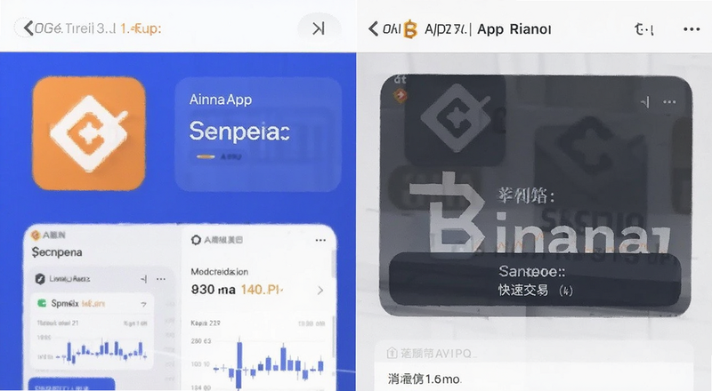 币安APP首页快速交易入口截图预览图