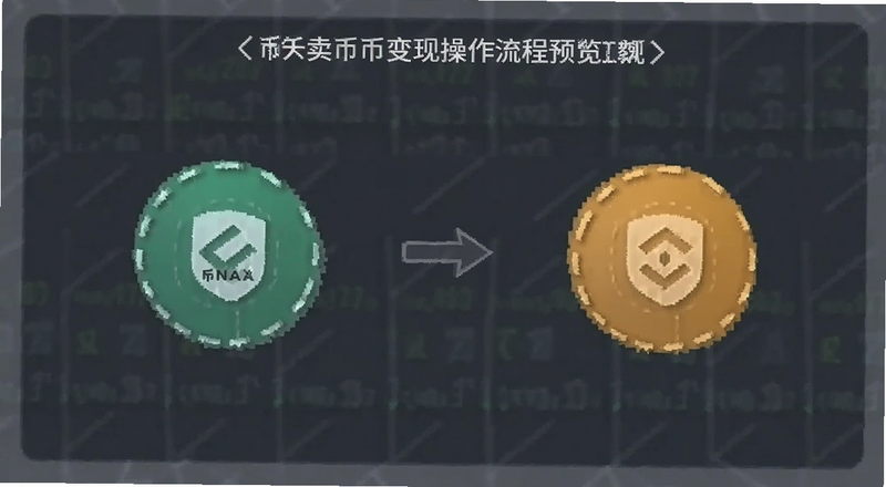 币安卖币变现操作流程预览图