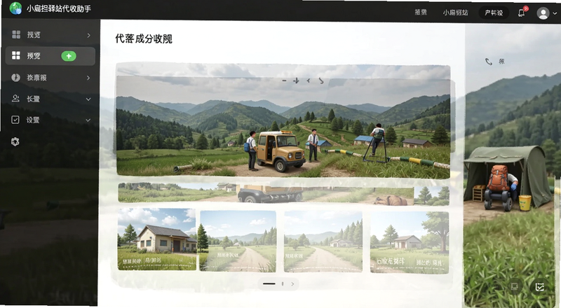 小扁担驿站代收助手设置界面预览图