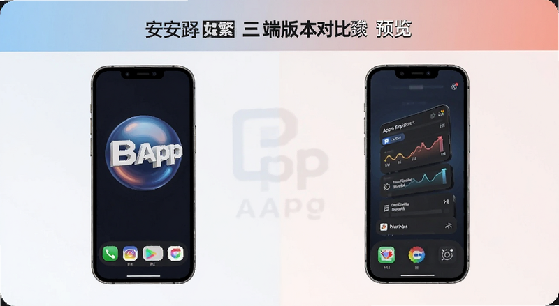 B安App三端版本对比预览图