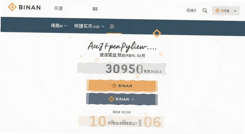 币安快捷买币页面操作预览图