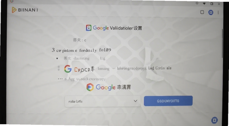 币安谷歌验证器设置预览图