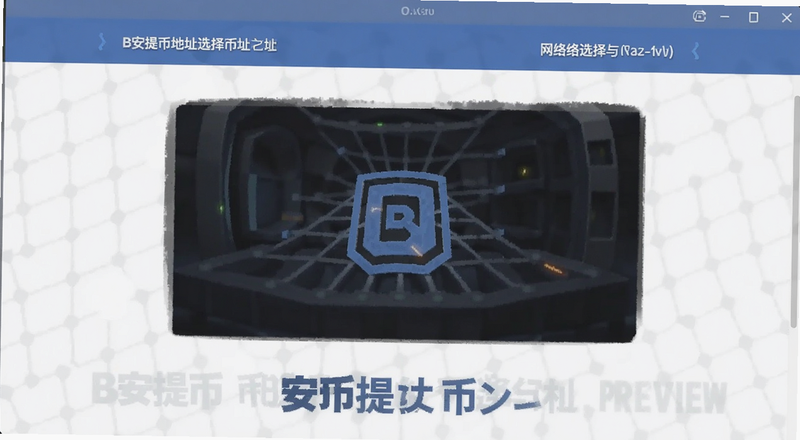 B安提币地址与网络选择界面截图|B安提币网络选择预览图