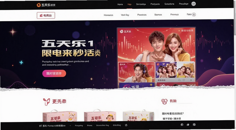 五天乐电商平台限时秒杀活动报名页面预览图