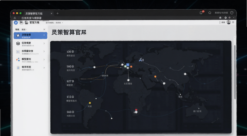灵策智算官方版任务调度与模型部署操作界面预览图