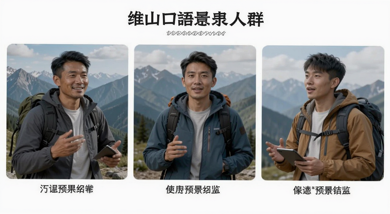 维山口语适用人群使用场景预览图