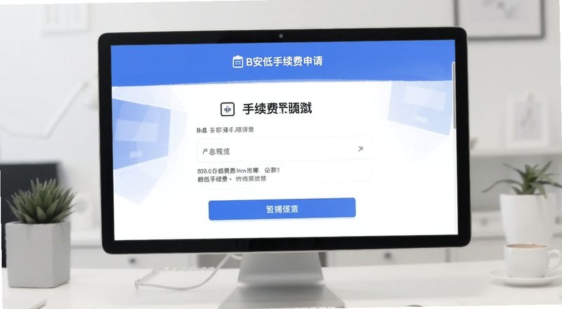 B安低手续费申请页面预览图