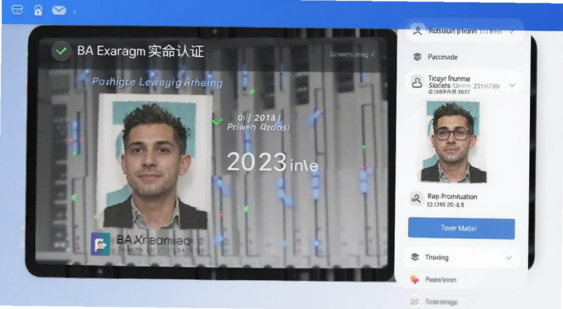 BA交易所实名认证上传身份证照片界面预览图