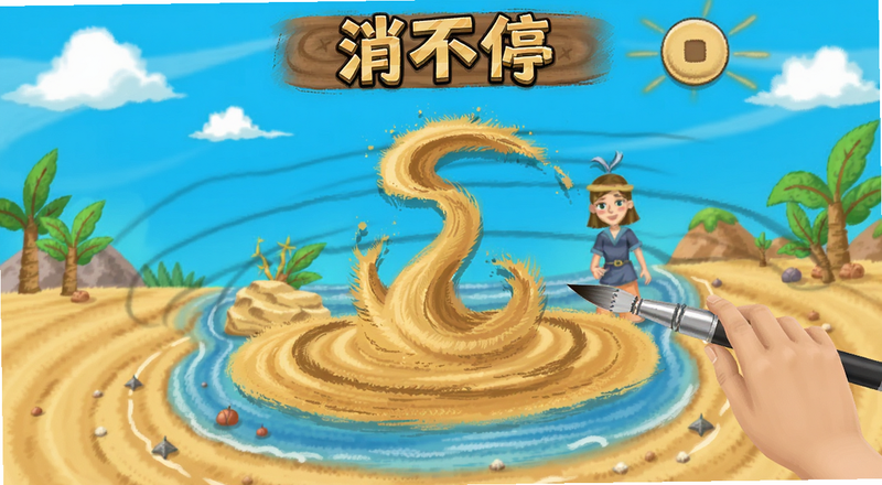 沙画消不停游戏界面预览图