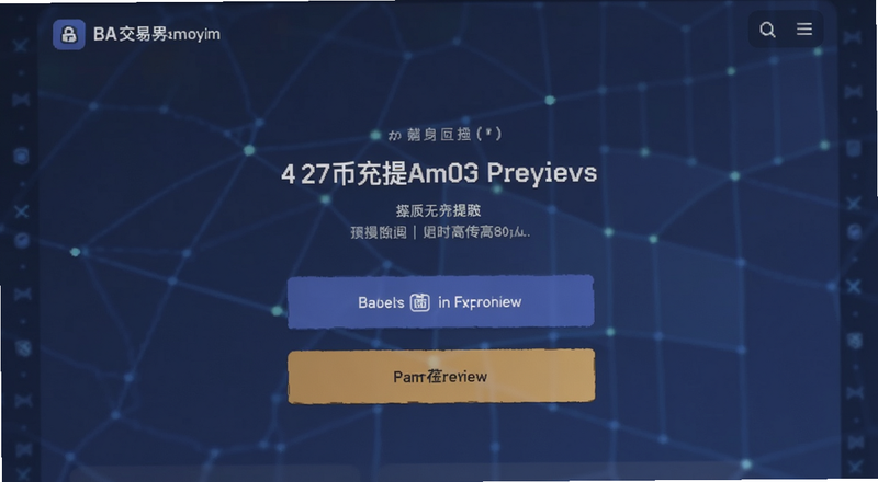 BA交易所充提币页面操作预览图