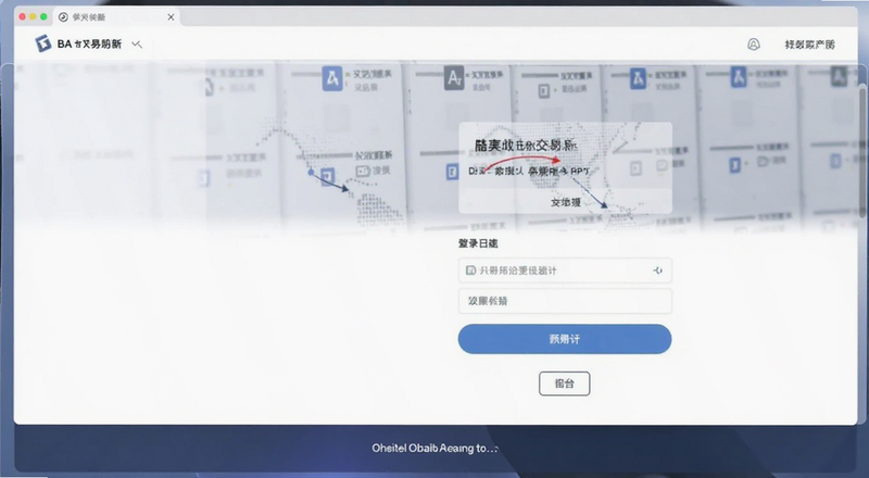 BA交易所注册登录界面预览图