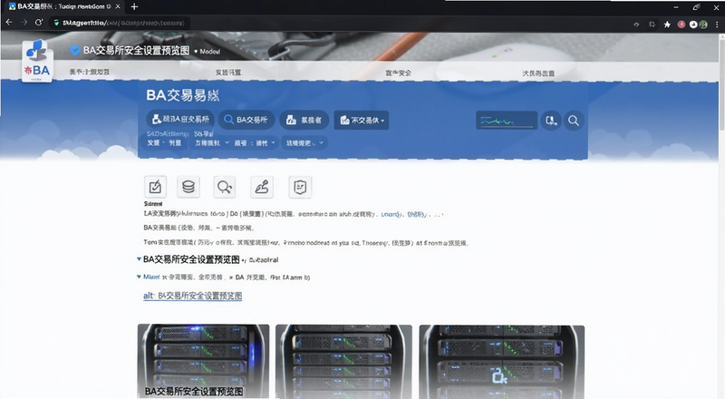 BA交易所安全设置页面截图|alt=