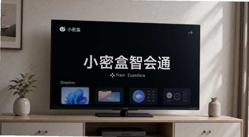 小密盒智会通开机连接电视界面预览图