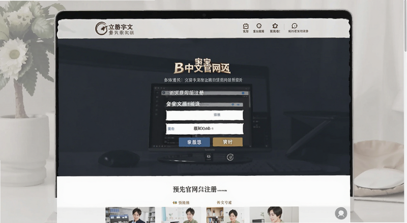 B安中文官网注册页面预览图