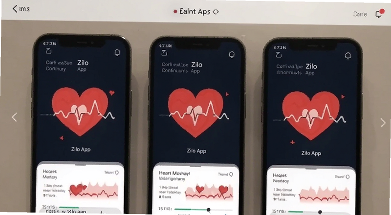 Zilo App连续心率监测设置界面截图