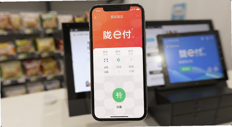 陇e付收银台手机收款界面预览图