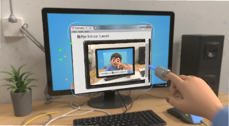 3D看图大师拖拽打开文件操作预览图