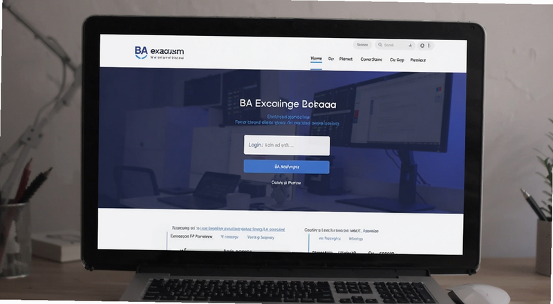 BA交易所网页端登录页面预览图