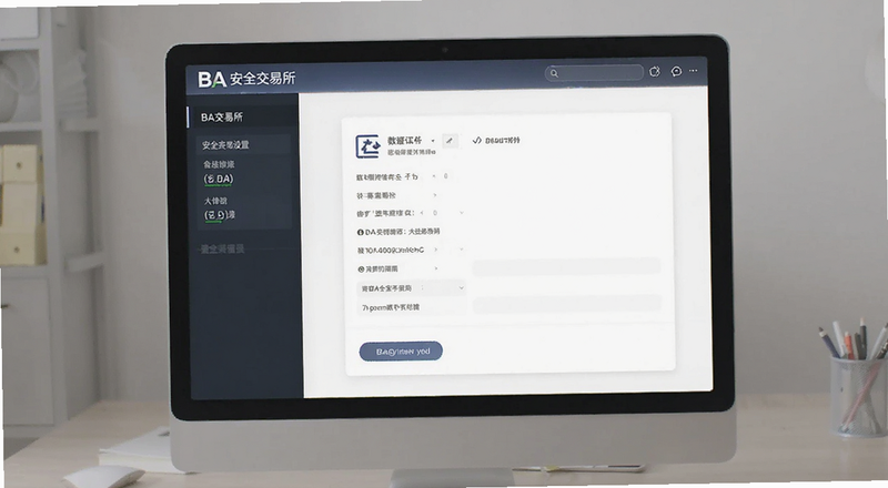 BA交易所安全设置界面预览图