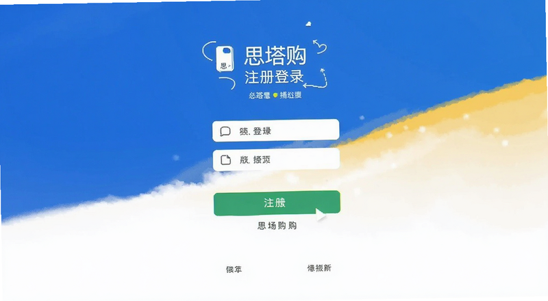 思塔购注册登录界面预览图
