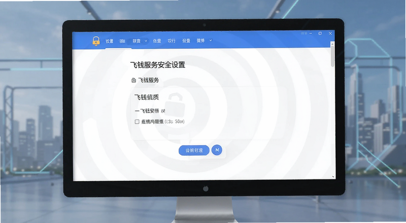 飞钱服务安全设置页面预览图