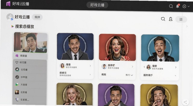 好戏云播搜索播放界面预览图