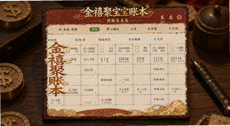 金禧聚宝账本记账分类界面预览图