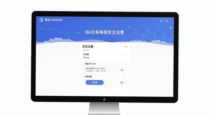 BA交易所中文版安全设置页面预览图