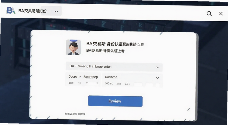BA交易所身份认证上传页面预览图