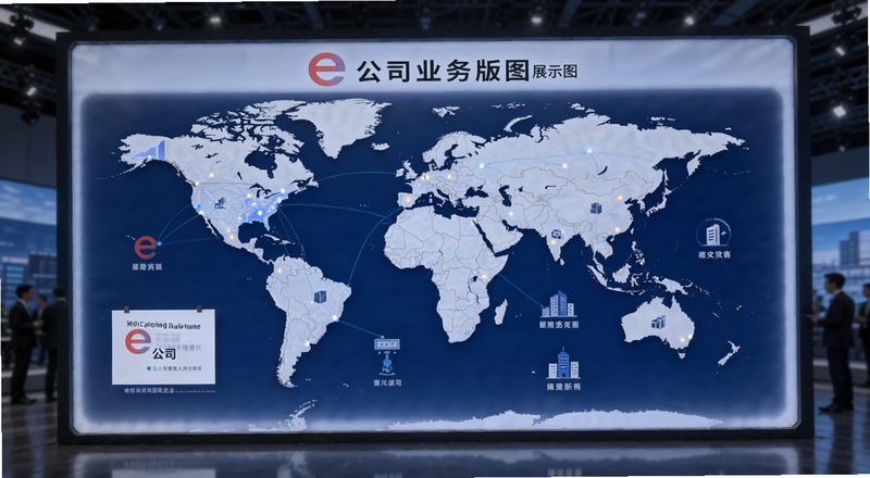 e公司业务版图展示图
